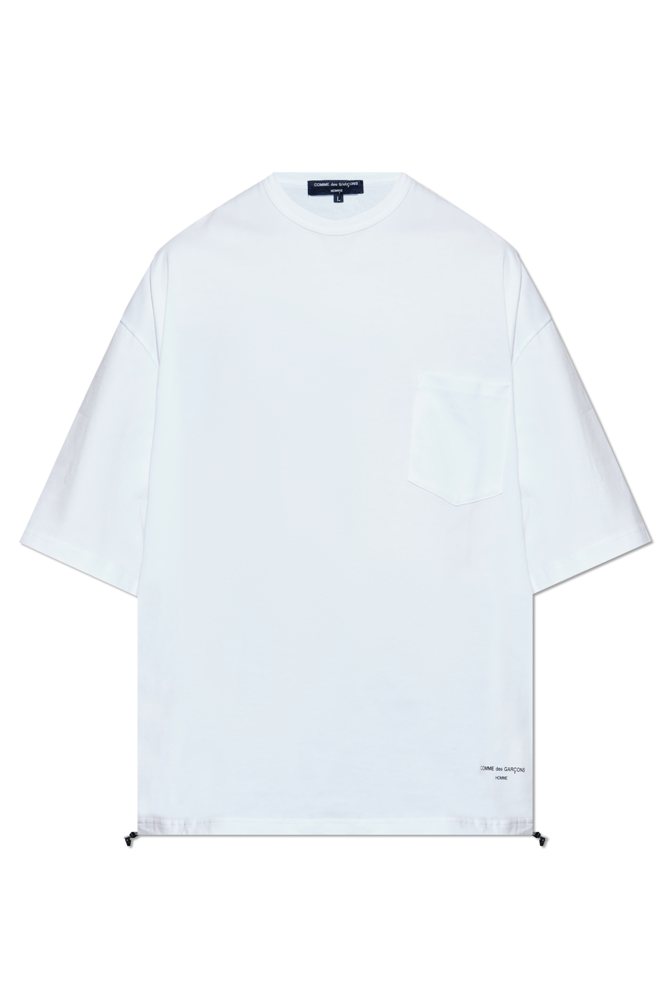 White Oversized T Shirt Comme des Garcons Homme Plus Vitkac Italy